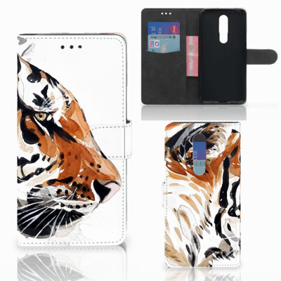 Hoesje Nokia 3.1 Plus Watercolor Tiger