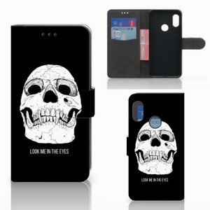 Telefoonhoesje met Naam Xiaomi Mi A2 Lite Skull Eyes