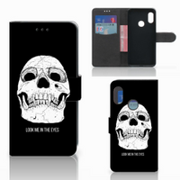 Telefoonhoesje met Naam Xiaomi Mi A2 Lite Skull Eyes - thumbnail