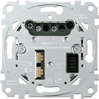 Schneider Electric Merten MEG5171-0000 Universele dimmer-inbouwdimmer voor dimbare LED-lampen, gloeilampen 7-210 W, faseaansnijding of faseafsnijding, Made in Germany, zilver