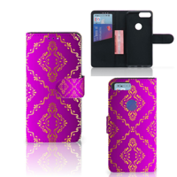 Wallet Case Alcatel 1S (2019) Barok Roze