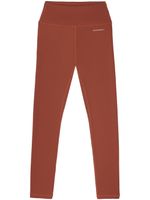 Sporty & Rich legging taille-haute à logo imprimé - Rouge