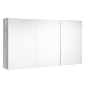 Spiegelkast Allibert Look Stopcontact VDE 120x65x18 cm Eik Vintage Allibert