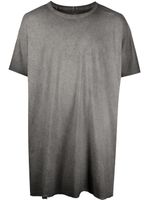 Boris Bidjan Saberi t-shirt à détails de coutures - Gris - thumbnail