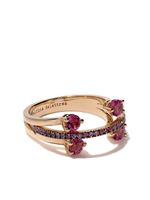 Delfina Delettrez bague Linked Dots - Rose - thumbnail