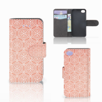 Apple iPhone 4 | 4S Telefoon Hoesje Pattern Orange