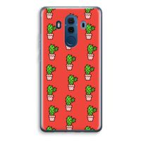 Mini cactus: Huawei Mate 10 Pro Transparant Hoesje - thumbnail