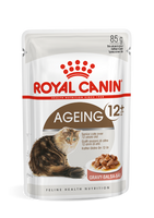 Royal Canin Ageing 12+ in Gravy (saus) natvoer kattenvoer zakjes 12x85g - thumbnail