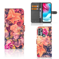 Motorola Moto G60s Hoesje Bosje Bloemen - thumbnail