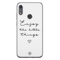 Huawei Y6 (2019) siliconen hoesje - Enjoy life