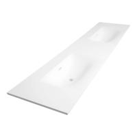 Sanituba Furiosa Mat wastafel fine stone zonder kraangaten 200cm