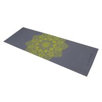 Tunturi Yogamat PVC l Antraciet met print l 180 x 60 x 0.4 cm