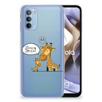 Motorola Moto G31 | G41 Telefoonhoesje met Naam Giraffe - thumbnail