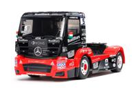 Tamiya Tankpool 24 Mercedes Actros radiografisch bestuurbaar model Truck met aanhangwagen Elektromotor 1:14 - thumbnail