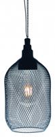 Luxform hanglamp Samba solar 15 x 30 cm staal zwart