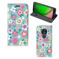 Motorola Moto G7 Play Smart Cover Flower Power