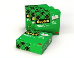 Scotch 7100027116 kantoortape 33 m Transparant 4 stuk(s)