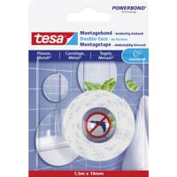 tesa TILES 77744-00000-00 Montagetape tesa Powerbond Wit (l x b) 1.5 m x 19 mm 1 stuk(s) - thumbnail