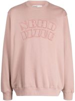 izzue x Neighborhood sweat à logo brodé - Rose - thumbnail