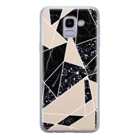Samsung Galaxy J6 (2018) siliconen telefoonhoesje - Abstract painted
