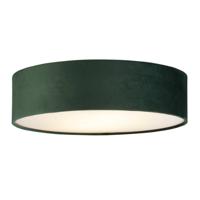 Searchlight Plafondlamp Drum Pleat 38cm groen velvet 23298-2GR - thumbnail