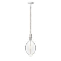 Home sweet home hanglamp Leonardo wit Oval - helder