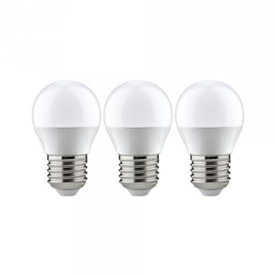 Paulmann 28578 LED-lamp Energielabel G (A - G) E27 3.5 W Warmwit (Ø x h) 45 mm x 82 mm 3 stuk(s)