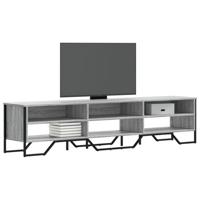 Tv-meubel 180x34x41 cm bewerkt hout grijs sonoma eikenkleurig