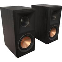Klipsch Reference Premiere RP-500M II boekenkast luidspreker paar met grotere 90° x 90° hybride Tractrix® clax®, 1 cm tweeter, 13,3 cm Kerametwoofer ebbenhout