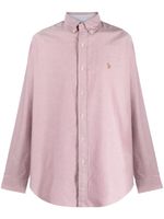 Polo Ralph Lauren chemise en coton à motif Polo Pony - Rose