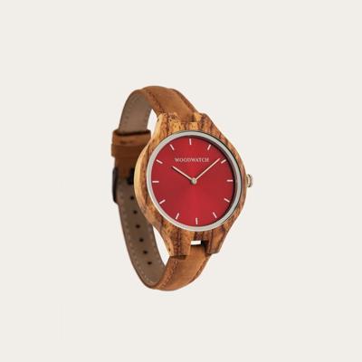 Houten Horloge Auburn Glow Amber Houten Horloge Auburn Glow Amber