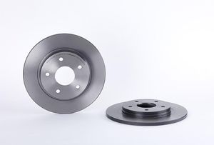 Remschijf COATED DISC LINE BREMBO, Remschijftype: Massief, u.a. für Dodge, Fiat, VW, Chrysler