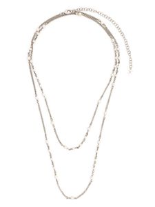 CHANEL Pre-Owned collier à perles (années 2000) - Argent