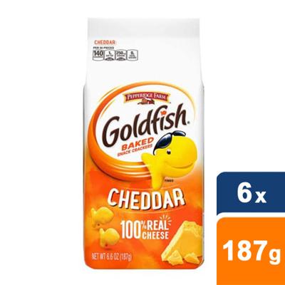 Pepperidge Farm - Goldfish Crackers Cheddar - 6x 187g