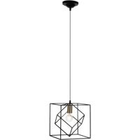 Brilliant Tycho 93594/76 Hanglamp LED E27 60 W Zwart, Koper - thumbnail