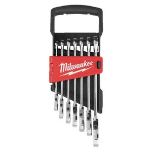 Milwaukee Steek- en Ratelsleutel Set | Max Bite Flex | 7-delig - 4932478557