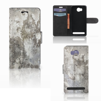 Huawei Y3 2 | Y3 II Bookcase Beton Print