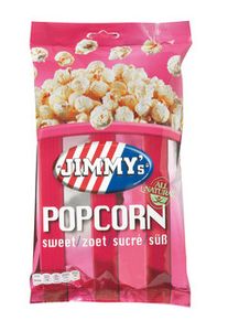 Jimmys Popcorn Jimmy's - Popcorn Zoet 60 Gram 12 Stuks