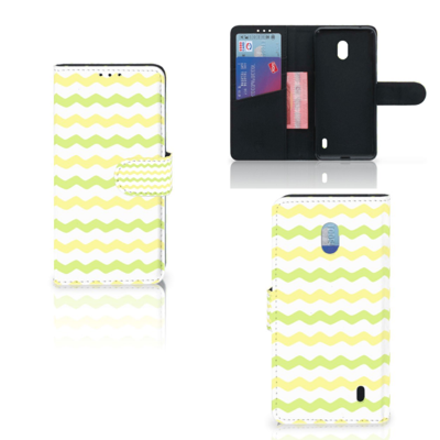 Nokia 2.2 Telefoon Hoesje Waves Yellow