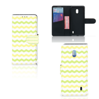 Nokia 2.2 Telefoon Hoesje Waves Yellow