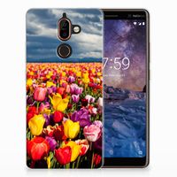 Nokia 7 Plus TPU Case Tulpen - thumbnail