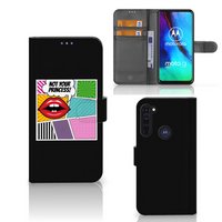 Motorola Moto G Pro Wallet Case met Pasjes Popart Princess