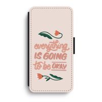 Optimistic flower girl: iPhone XR Flip Hoesje - thumbnail