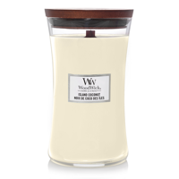 WoodWick island coconut large candle