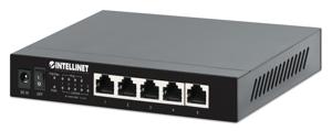 Intellinet 5-Port 2,5G Ethernet PoE+ Switch 4xPSE PoE+ Ports 55 W PoE-Leistungsbudget Netwerk switch IEEE 802.3af (15.4 W), IEEE 802.3at (30 W)