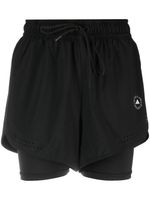 adidas by Stella McCartney short TruePurpose à design superposé - Noir