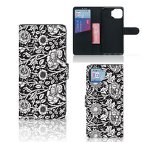 Motorola Moto G 5G Plus Hoesje Black Flowers