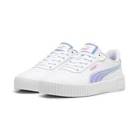 PUMA Carina 2.0 Deep Dive Jr Sneaker voor meisjes, Puma Wit Blauw Skies Snel Roze, 5 UK