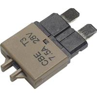 Hansor Circuit Breaker Standard, type 3, Manual Reset, 7,5A CBE3 Series 7.5A Zekeringautomaat standaard vlakzekering 7.