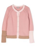 Il Gufo cardigan en coton - Rose